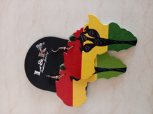 Load image into Gallery viewer, Map of Africa earrings